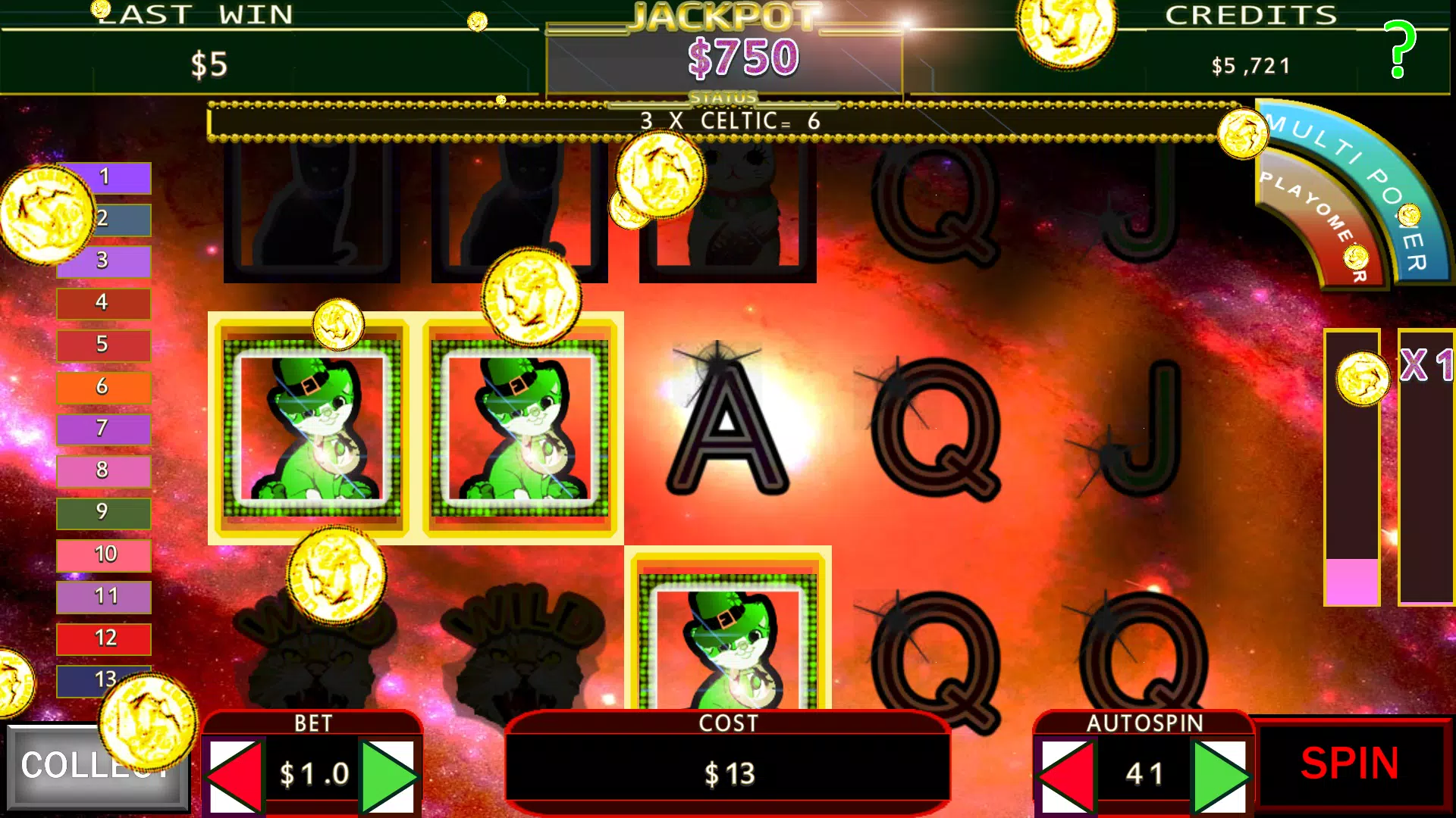 Lucky Beckoning Kitty Fruit Machine Screenshot 4