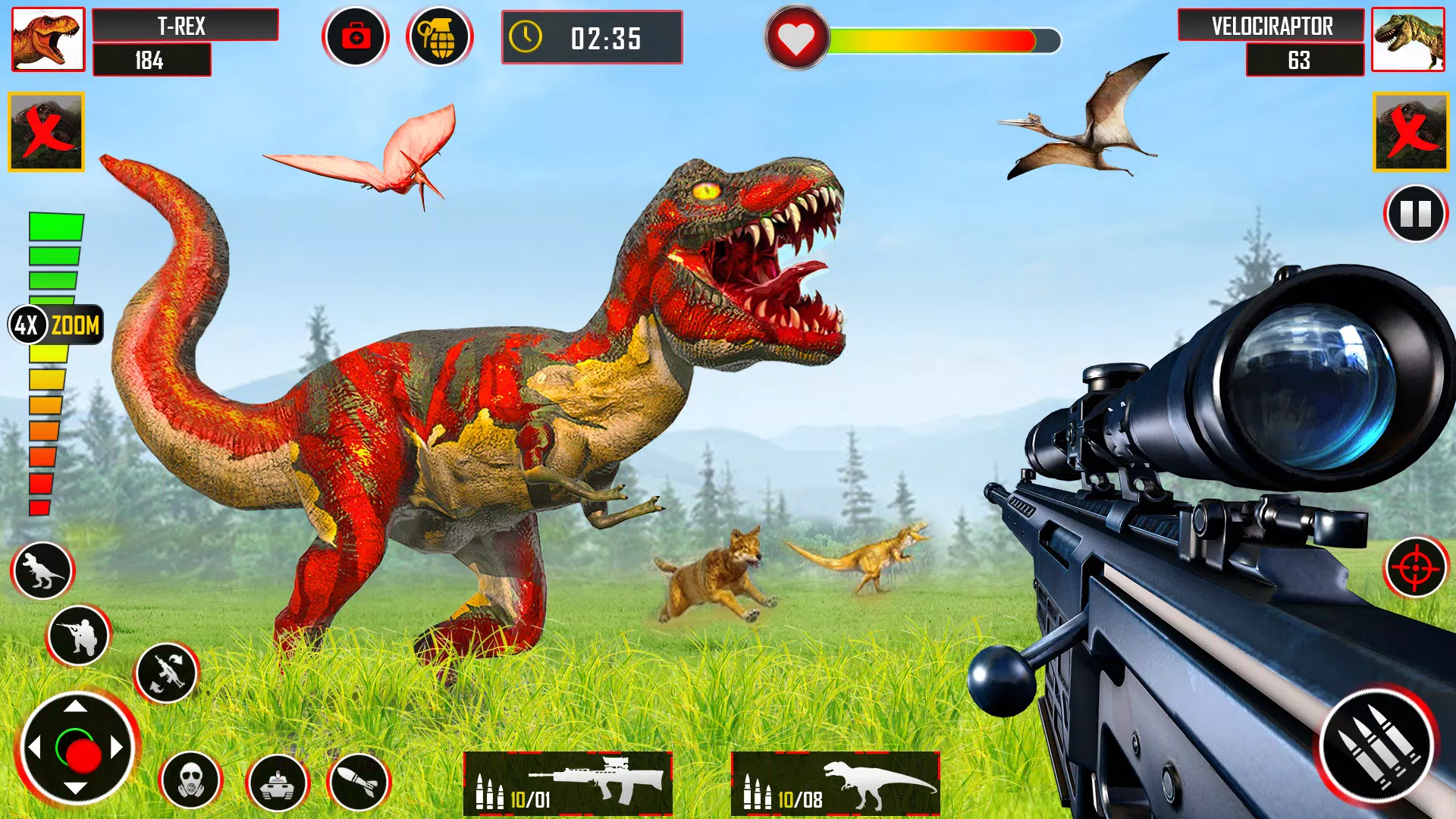 Wild Dino Hunting - Gun Games Скриншот 2