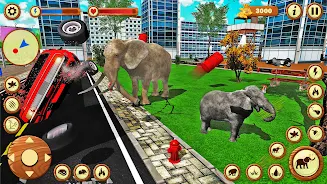 Elephant Simulator City Attack Ảnh chụp màn hình 3