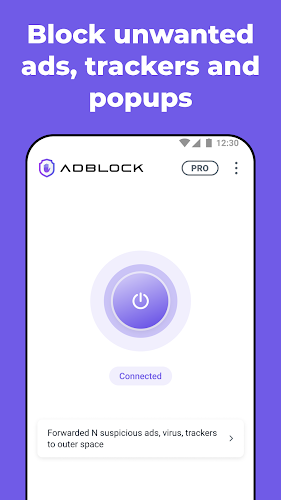 Wize AdBlock VPN Captura de tela 1