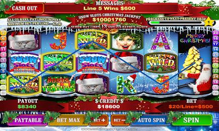 Snow Slots Merry Christmas Zrzut ekranu 1