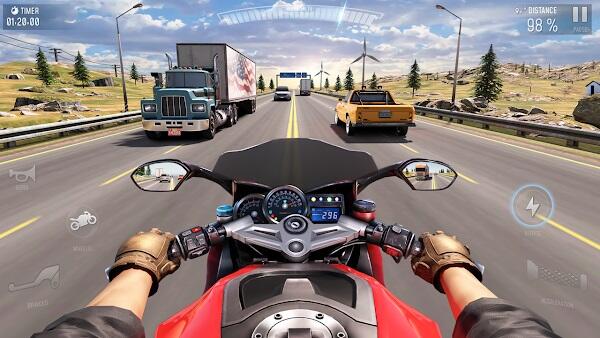 BRR: Moto Bike Racing Game 3D Schermafbeelding 1