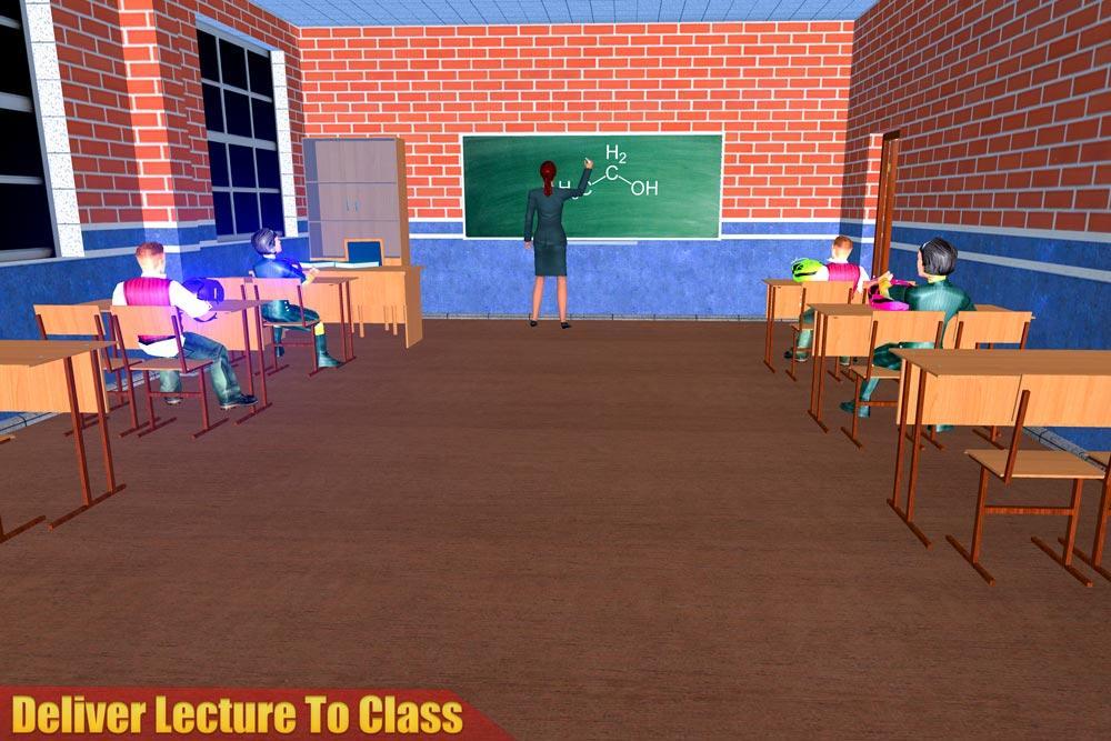 Virtual High School Teacher 3D Ảnh chụp màn hình 3