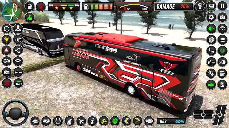 Luxury Coach Bus Driving Game Schermafbeelding 4