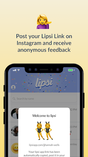 Lipsi - Anonymous messaging Скриншот 3