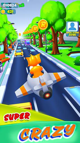 Cat Run : Tom Subway Runner 3D 스크린샷 2