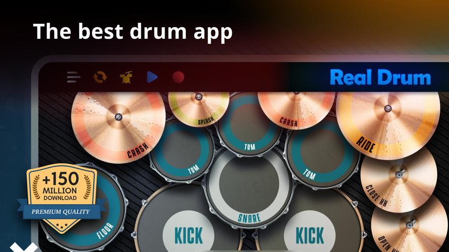 Real Drum: electronic drums Screenshot 1