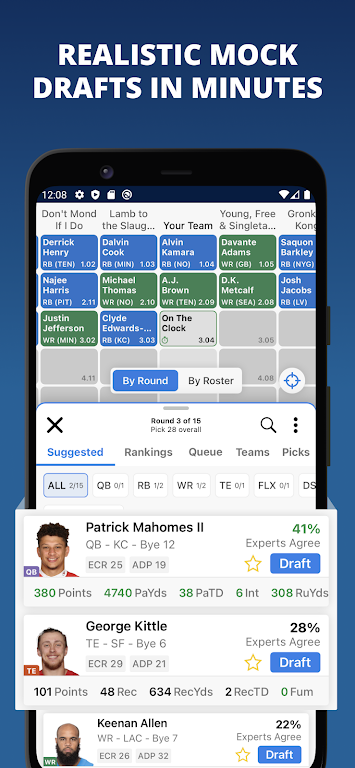 Fantasy Football Draft Wizard Tangkapan skrin 3