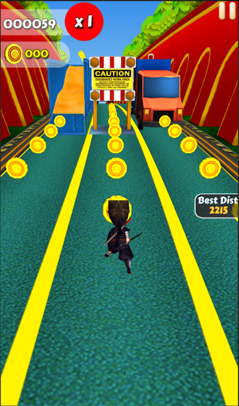 Run Subway Ninja Mod Tangkapan skrin 1