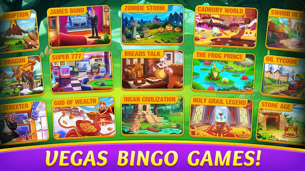 Bingo Alpha - Offline Games ဖန်သားပြင်ဓာတ်ပုံ 1