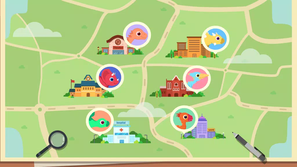 Dinosaur Police:Games for kids 스크린샷 2