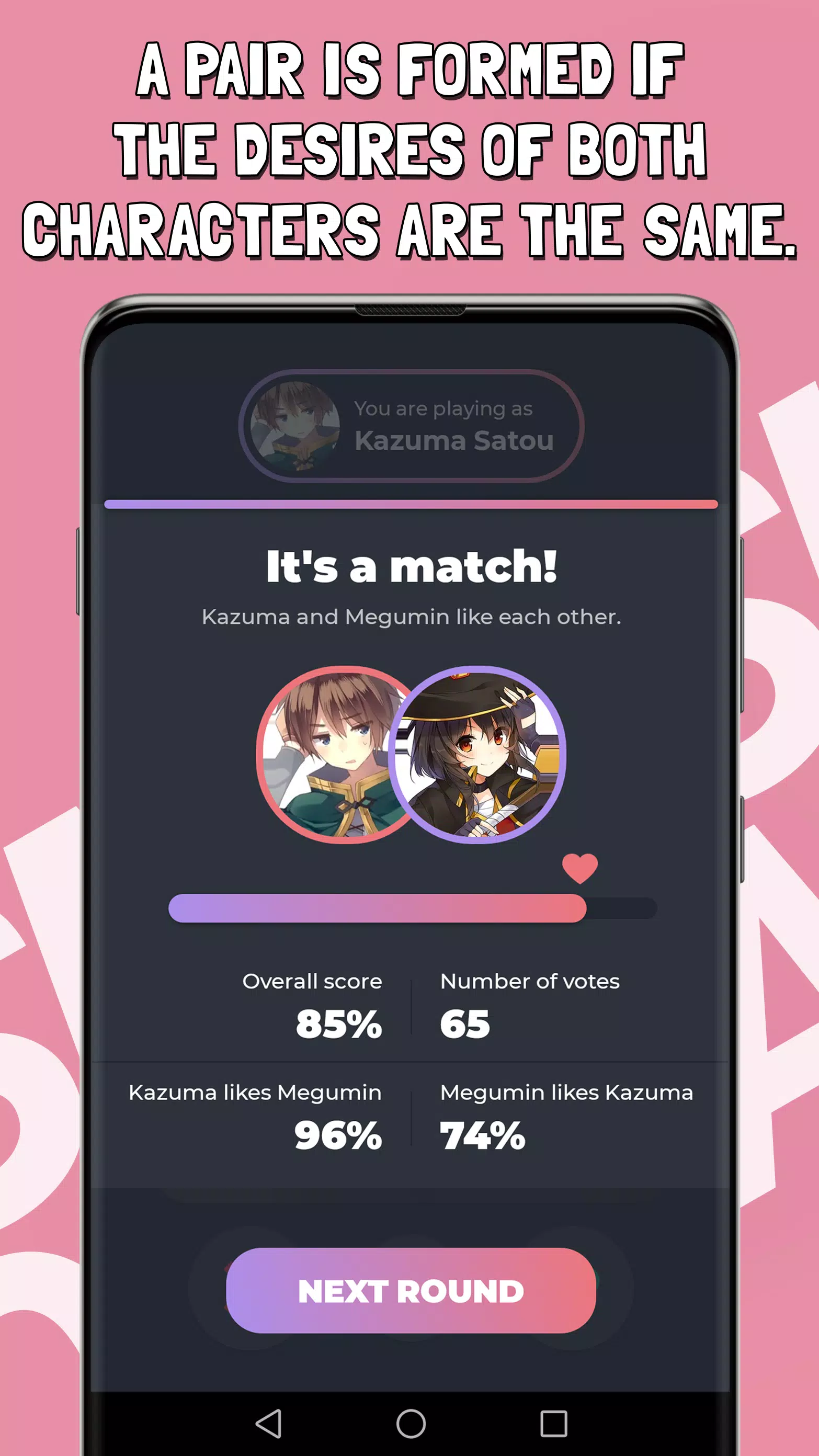 Schermata Smash or Pass Anime Game 4