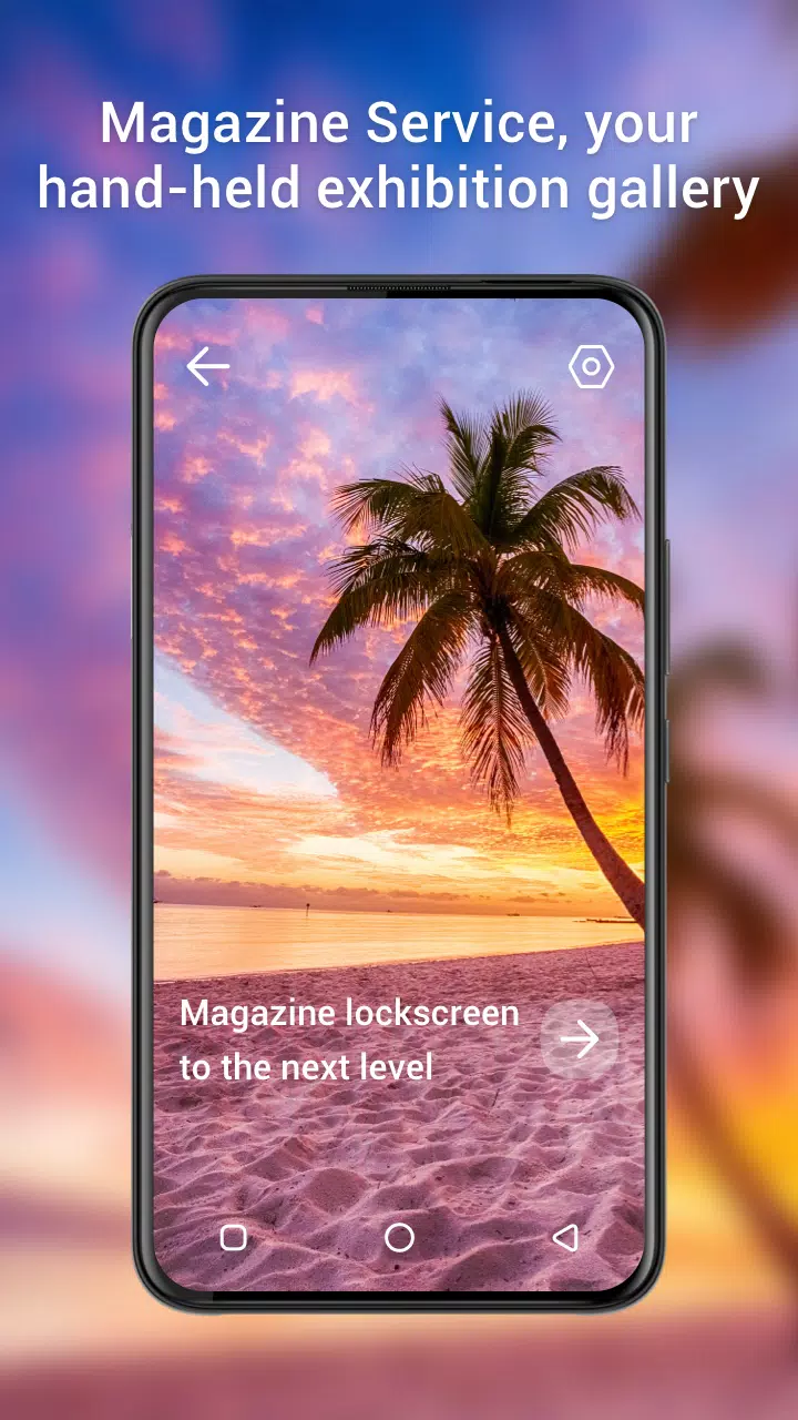 Magazine Lockscreen XOS Tangkapan skrin 1