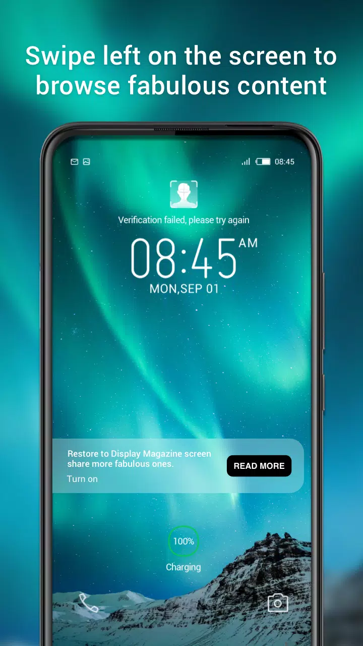 Magazine Lockscreen XOS Tangkapan skrin 4