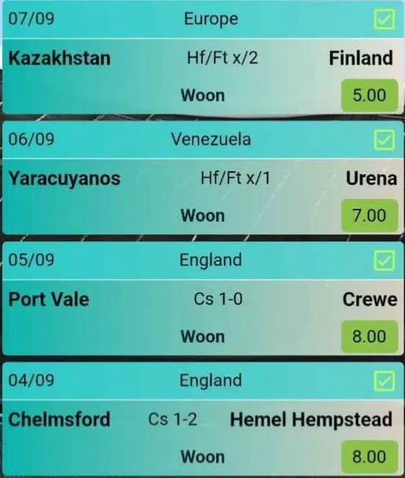 MAVEX BETTING TIPS Capture d'écran 3