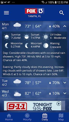 FOX 13 Tampa: SkyTower Weather Captura de tela 3