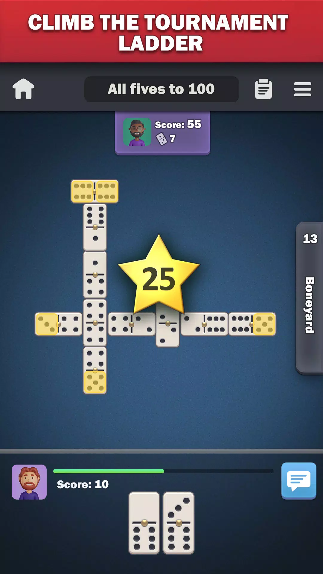 Dominoes online - play Domino! Tangkapan skrin 3