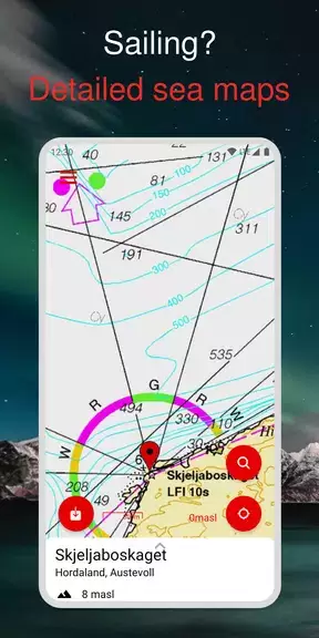 Carte de la Norvège Capture d'écran 2