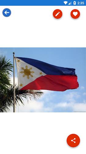 Philippines Flag Wallpaper: Fl Captura de tela 2