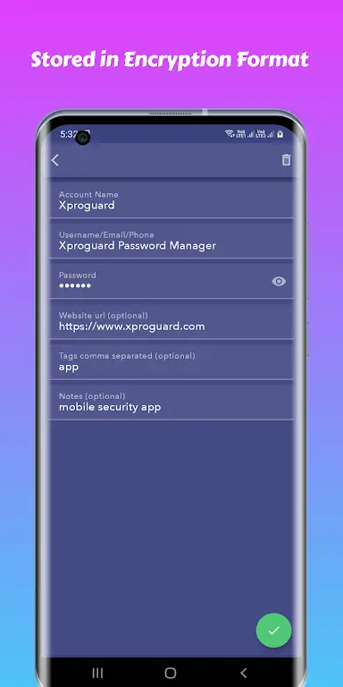 Xproguard Password Manager Capture d'écran 2