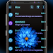 Blue Blossoms SMS Theme