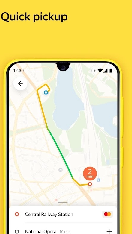 Yandex Go: taxi and delivery स्क्रीनशॉट 1