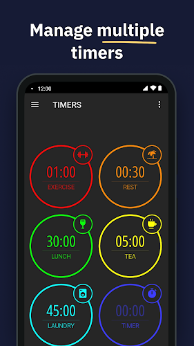 MultiTimer: Multiple timers Capture d'écran 1