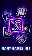 Tic tac toe: minigame 2 player 스크린샷 1