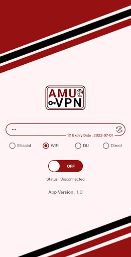 Amu VPN Captura de tela 2