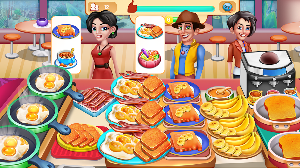 Cooking Food: Time Management Mod Capture d'écran 3