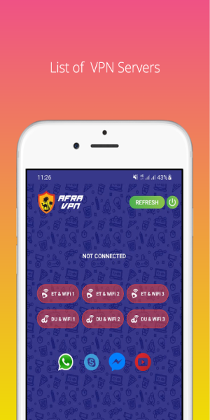 Afra VPN - Fast and Safe Captura de tela 3