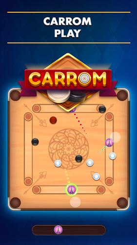 Carrom Board - Disc Pool Game スクリーンショット 1