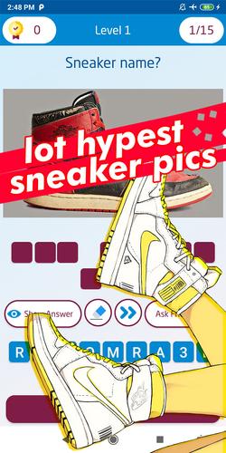 sneaker quiz ဖန်သားပြင်ဓာတ်ပုံ 4