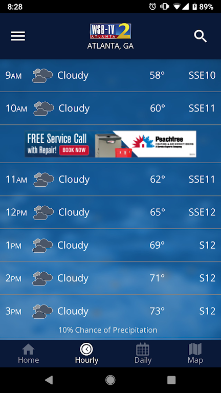 WSB-TV Weather Ảnh chụp màn hình 4