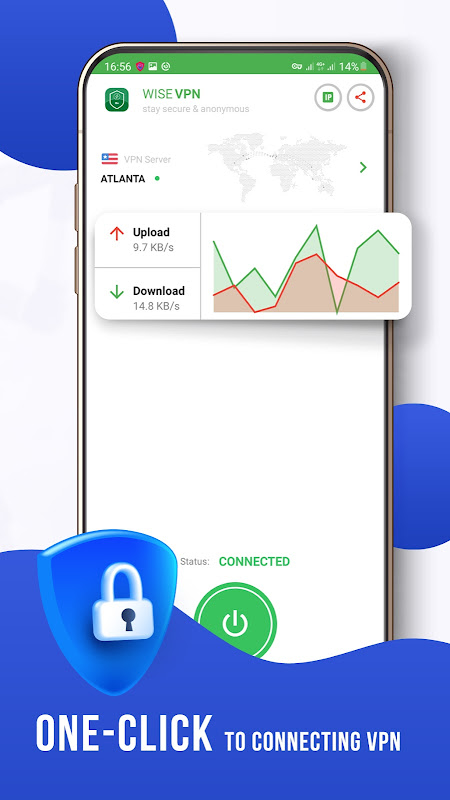 Fast VPN Wise VPN: Fast Secure スクリーンショット 2