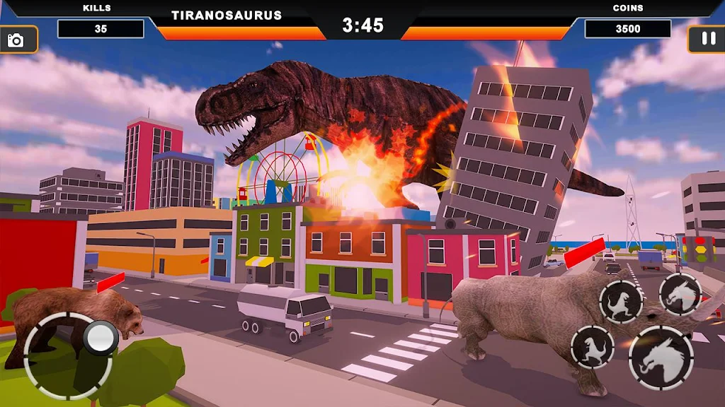 Dinosaur Rampage: Dino City Rampage Simulator Screenshot 2