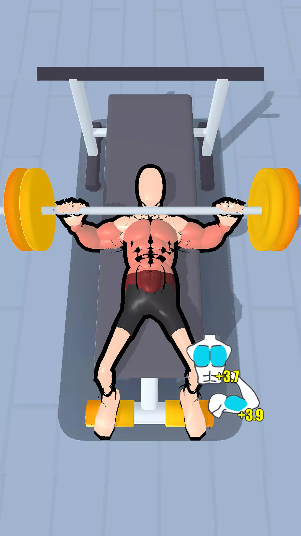 Grow Muscles：Gym Game स्क्रीनशॉट 3