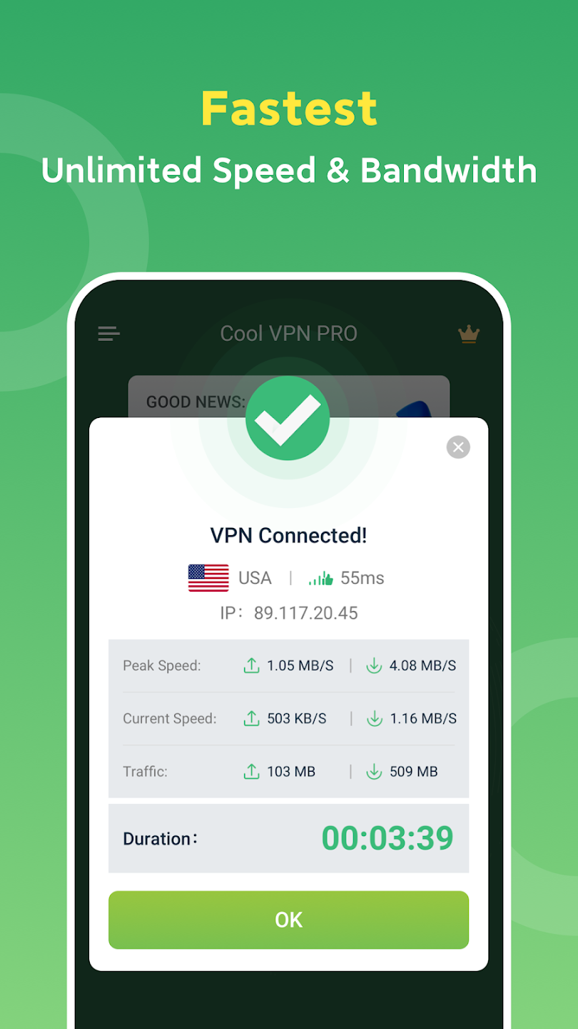 Cool VPN Pro Schermafbeelding 2