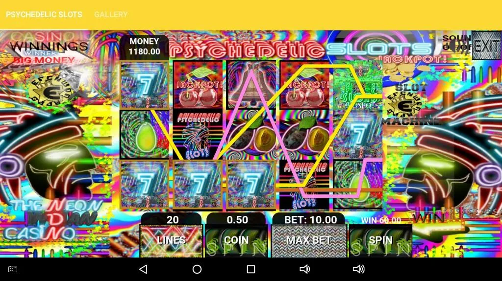 Psychedelic Slots Ảnh chụp màn hình 4