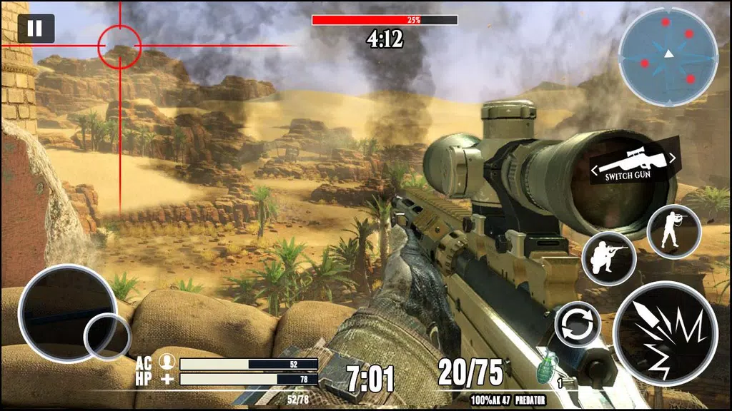 Desert Sniper 3D: Battleground Captura de pantalla 2