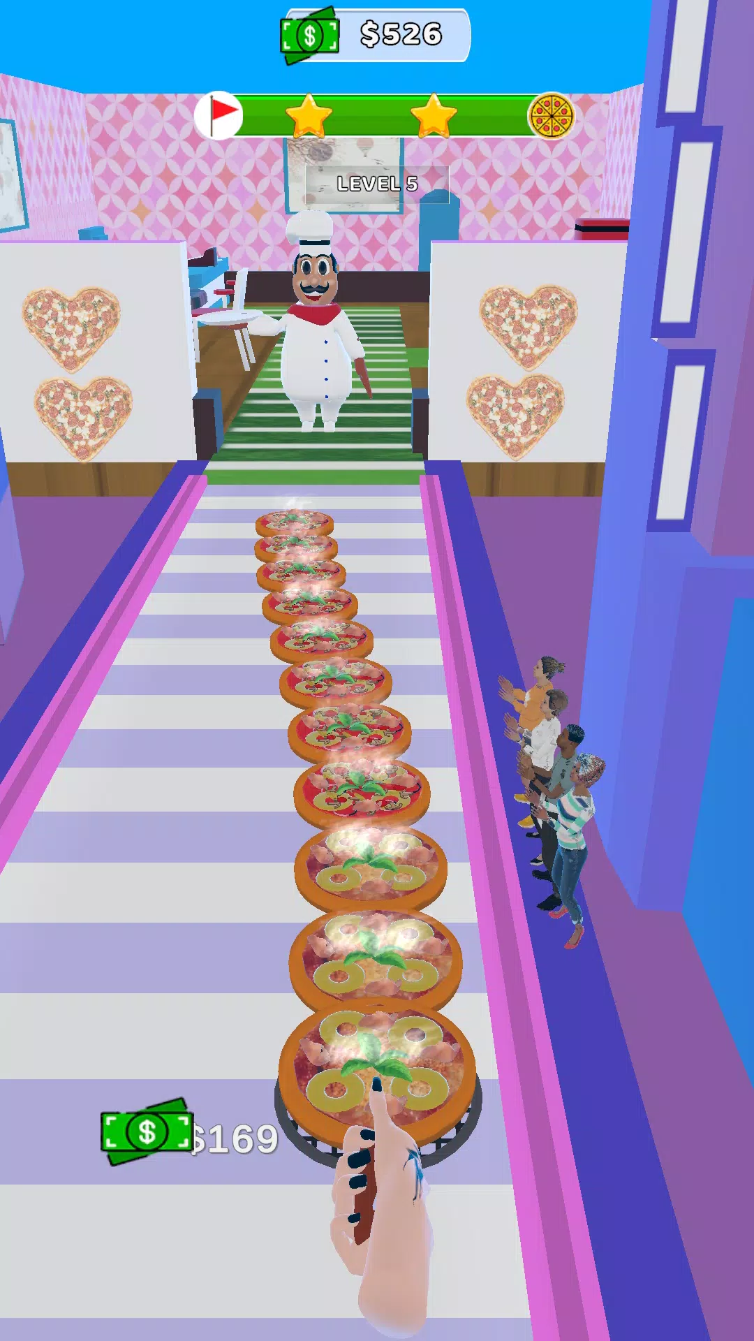 Pizza Stack : Pizza Cooking 3D Captura de tela 2