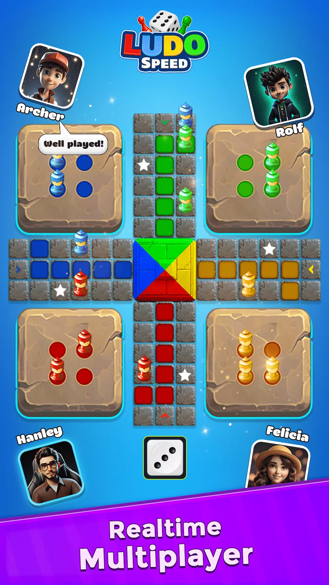 Ludo Speed - Dice Game Fun! Captura de pantalla 2