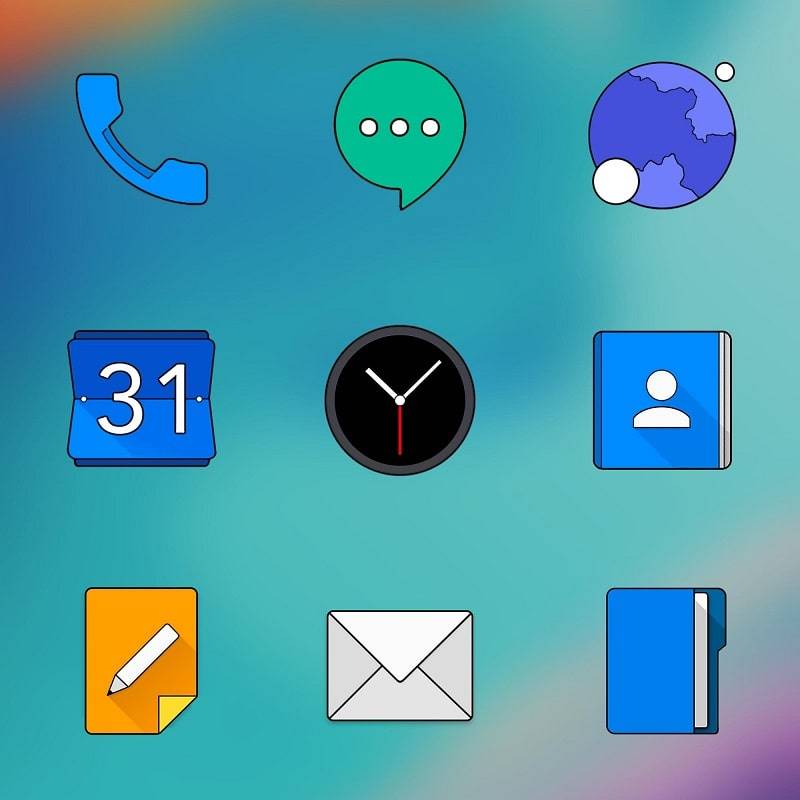 Oxigen HD – Icon Pack スクリーンショット 1