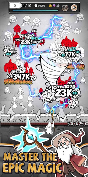 Doodle Magic: Wizard vs Slime Mod 스크린샷 2