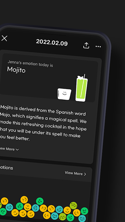 Mojitto - Daily Emoji Diary Captura de pantalla 2