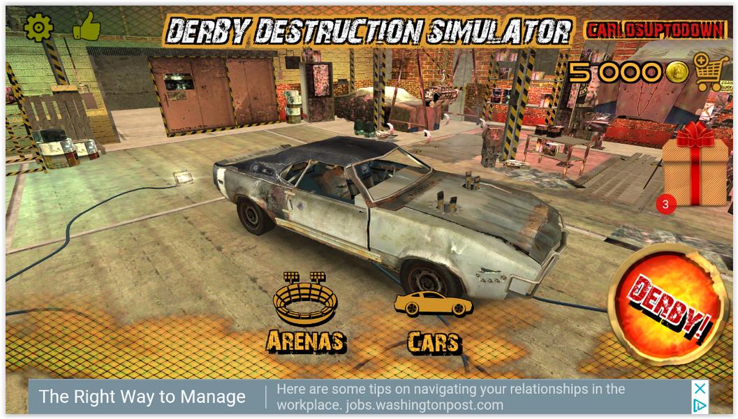 Derby Destruction Simulator Schermafbeelding 1