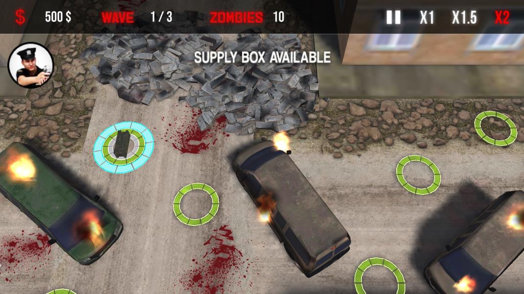 Police Zombie Defense Скриншот 4