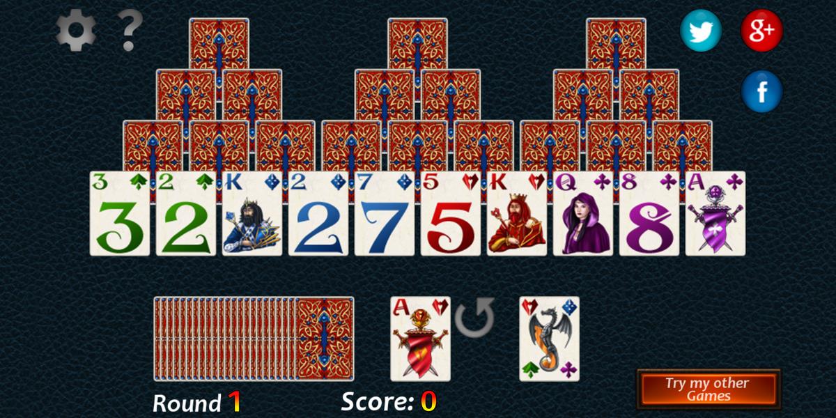 Fantasy Solitaire TriPeaks Tangkapan skrin 1