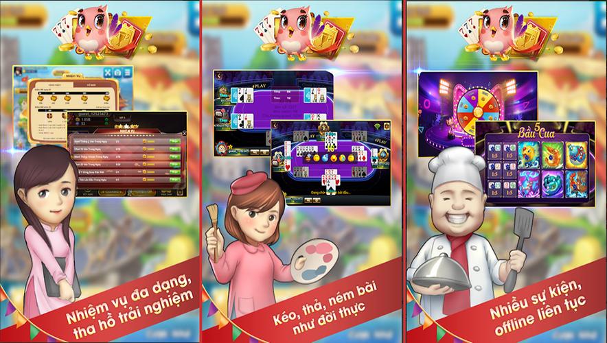 4Play - Tien Len Dem La Online应用截图第3张