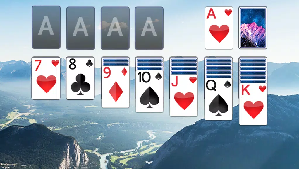 Solitaire Mountain Top Theme Captura de tela 3